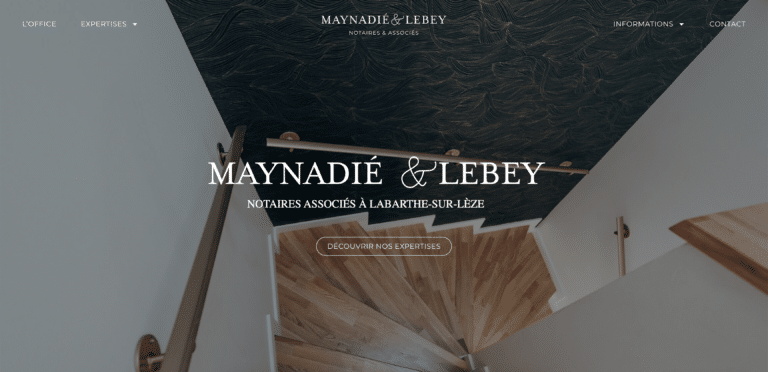Hero site Maynadie Lebey